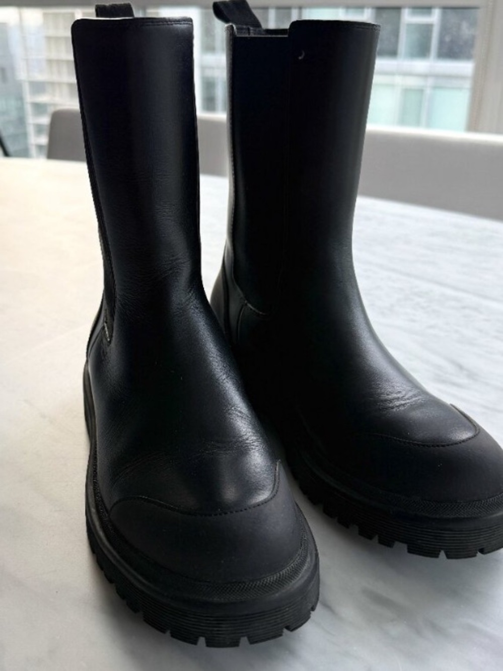 Moncler Lug-Sole Chelsea Boots